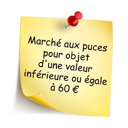 Annonce « marché aux puces » + Télechargement du journal en cours